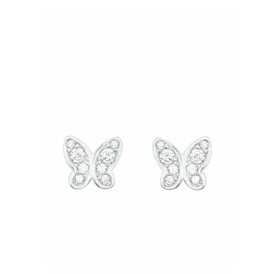 Imagen de s.Oliver Schmetterling Pendientes para niños, Talla: One Size, Silber
