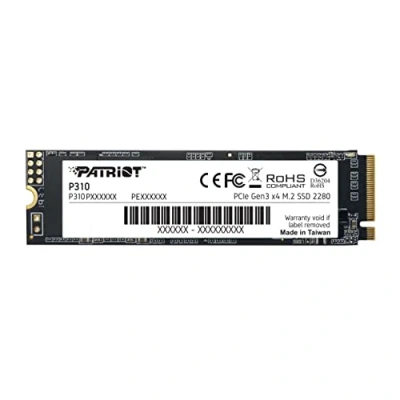 Imagen de Patriot P310 M.2 PCIe Gen 3 x4 1.92TB SSD de bajo Consumo P310P192TM28