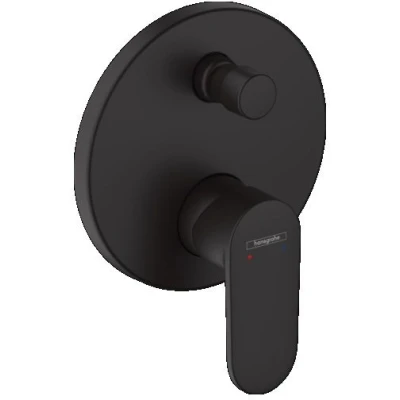 Imagen de hansgrohe Vernis Blend Mezclador monomando de bañera empotrado, negro mate, 71466670