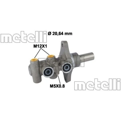 Imagen de METELLI 05 0810 Cilindro Maestro de Freno 20,64mm Aluminio