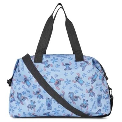 Imagen de Disney Bolsa de Lona con diseño Mickey Mouse Friends All Over Print Weekender Travel, Puntada Azul
