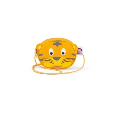 Imagen de Affenzahn Timmy Tiger, Cartera Infantil Niños Unisex, Gelb, 12cm x 10cm 3cm