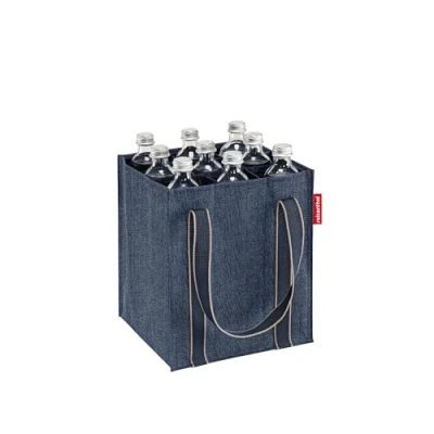 Imagen de Reisenthel ZJ4113 BOTTLEBAG HERRINGBONE DARK BLUE Gym Bag Unisex Adult Tamaño Unica