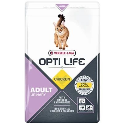 Imagen de VERSELE LAGA Pienso OPTI Life Urinary para Gatos Alimento Adultos Sin Cereales Pollo 2,5kg