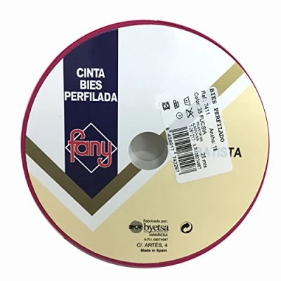 Imagen de FANY 7411/18 25 Metros Cinta al bies Poliester/Algodon Ancho 18 mm Color: 35 Talla: