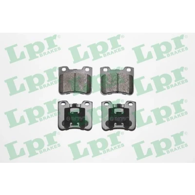 Imagen de LPR 05P643 Juego de pastillas freno CITROËN: Saxo Hatchback, AX, PEUGEOT: 106 II I Hatchback