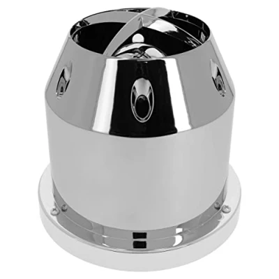 Imagen de Filtro de Aire Universal para Coche Incluye 4 Adaptadores 60mm 65mm 70mm 77mm Entrada Alto Flujo Limpiador Color Cromado