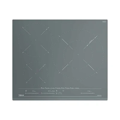 Imagen de Teka IZC 63630 MST Placa de Inducción 60 cm, 8 Funciones Directas, Touch Control Multislider, 3 Zonas Cocinado, Regulador Potencia, Color Cristal Stone Grey