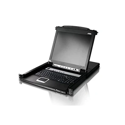 Imagen de ATEN CL5708M ATA XG 8 Port CONMUTADOR KVM Consola LCD DE 17&#039;&#039; Negro