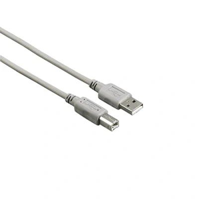 Imagen de Cable USB B A Hama 00200901, 3 m, De B, 2.0, 480 MBit/s, Negro