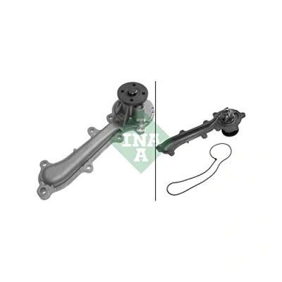 Imagen de INA 538 0110 10 Bomba de agua con junta para accionamiento correa poli V SMART: Fortwo II Coupé