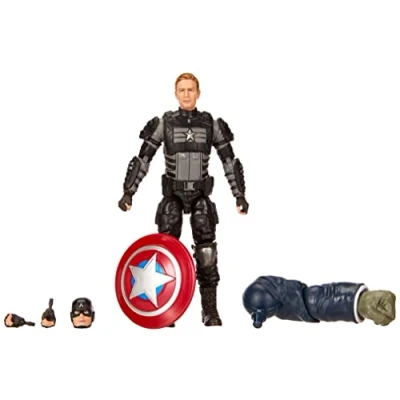 Imagen de Marvel Legends Series Gamerverse Figura de acción Coleccionable Capitán América 6 Pulgadas, a Partir 4 años