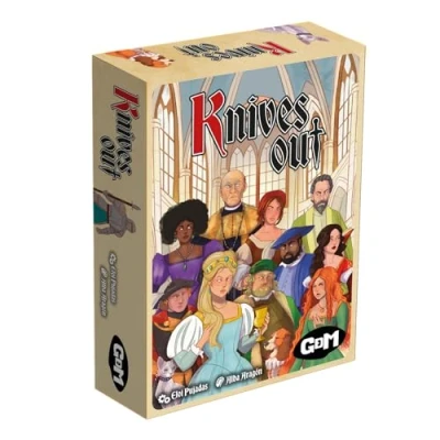 Imagen de GDM Knives out Juego De Mesa Hand Management Game 3 A 10 Jugadores Partir d 20 años. min.