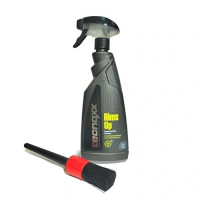 Imagen de Tecnoxx Rims Up Limpia Llantas y Neumáticos Sin ácido para Coches Frotar Envase Grande 750 mL con pulverizador Formato XL