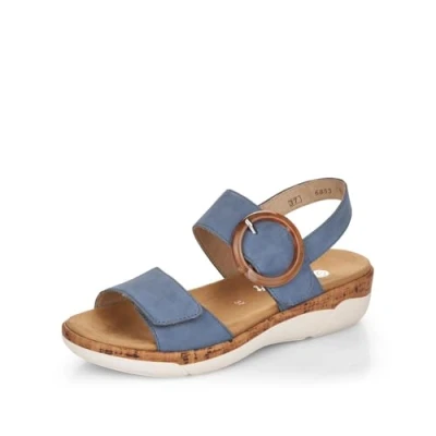 Imagen de Remonte Sandalias de cuña, Mujer, Talla: 37, Jeans Zapatos