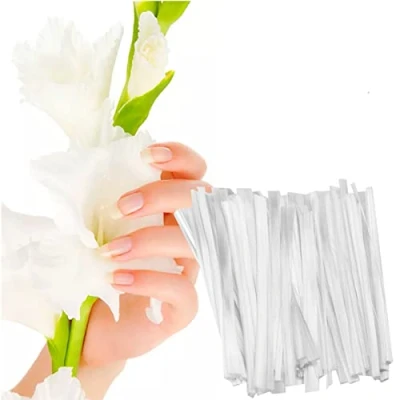 Imagen de Rotekt 50pcs Extensión de uñas Fibra vidrio Manicura Extender Forma Consejos acrílicos