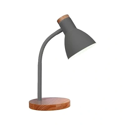 Imagen de BEL AIR HOME Lámpara Flexo de Escritorio ARGOS Diseño Elegante y Flexible Ideal para Oficinas Escritorios Casa Bombilla E27 (No Incluida) (GRIS)