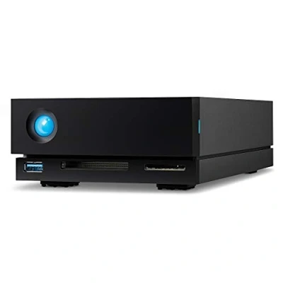 Imagen de LaCie Seagate Technology 1big Dock 20 TB Unidad de Disco Duro Externa, Thunderbolt 3, USB3.1, USB3.0, 7200 RPM, para Mac, PC y Ordenador Sobremesa, Recuperación Datos, STHS20000800, Negro