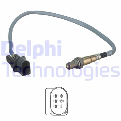 Imagen de DELPHI ES20549 12B1 Sonda lambda de banda ancha, térmico BMW: 3 Berlina, 1 Hatchback, Touring