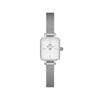 Imagen de Daniel Wellington Quadro MINI Lumine Bezel Reloj silvercoloured, Mujer, Talla: One Size, Silver coloured