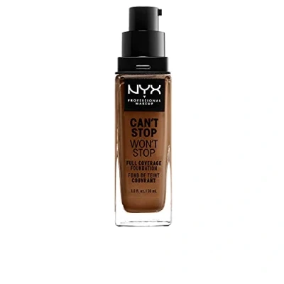 Imagen de NYX Professional Makeup Can&#039;t Stop Won&#039;t Full Coverage Base de maquillaje Cappuccino 30 ml