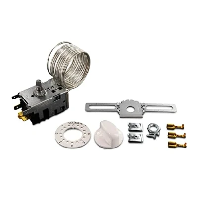 Imagen de DL pro Termostato Universal para Danfoss NR3 077B7003 4x6,3mm AMP de Nevera Servicio Controlador Temperatura 3Stars con descongelación automática