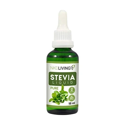 Imagen de Gotas líquidas de Estevia pura 50 ml pura, sin potenciador sabor incluye botella con gotero