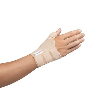 Imagen de Muñeq. elastica de pulgar abierta corta con ferula izda. Mp i70 talla 2