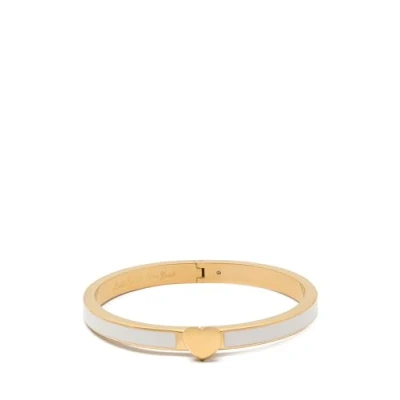 Imagen de kate spade new york Heart YOU Hinged Bangle Pulsera white/goldcoloured, Mujer, Talla: One Size, White/gold coloured