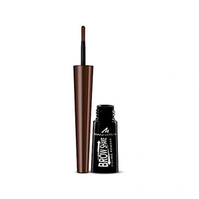 Imagen de Manhattan Brow Shake Filling Powder 2 en 1 Polvo para cejas y delineador de ojos, definidas o aspecto ahumado, color marrón oscuro 003, x 2,5 g