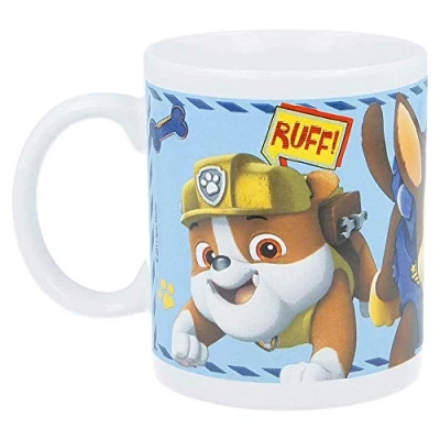 Imagen de Paw Patrol 8412497767267 Taza Ceramica 325ml en Caja de Regalo Patrulla Canina &#039;Boy Icons&#039; (76726), No Aplica, Azul
