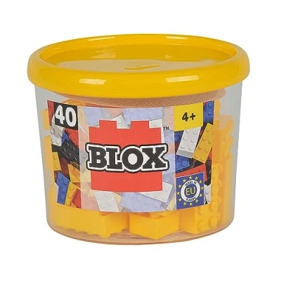 Imagen de Blox Bote de 40 bloques, color amarillo (Simba 4118857) , color/modelo surtido