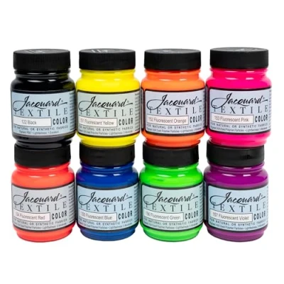 Imagen de Jacquard textil 8 Juego de color fluorescente
