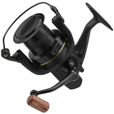 Imagen de DAM Quick 3, Carrete de Pesca, Carretes giratorios, Pesca Todo Terreno, Alta Velocidad para un Rendimiento Suave y Potente, Unisex, Negro, 6000