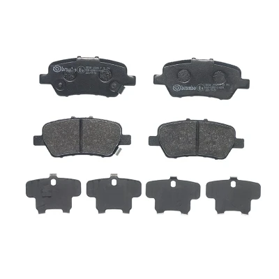 Imagen de BREMBO P 28 094 Juego de pastillas freno con avisador acústico desgaste Chapa antichirridos sin accesorios HONDA: Stream I