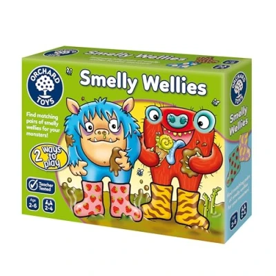 Imagen de Orchard Toys Smelly Wellies Game, Educational Game For Children Aged 2 6, First Matching Develops &amp; Memory Skills, Two Ways To Play