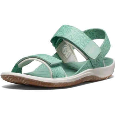 Imagen de KEEN Elle Backstrap, Sandalias con Correa de Tobillo, Lichen/Star White, 29 EU