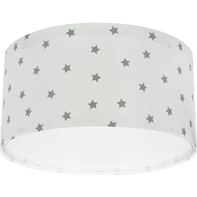 Imagen de Dalber Lámpara plafón de techo Star Light Estrellas Blanco, plafones infantiles, 82216B, E27
