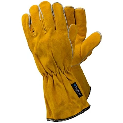 Imagen de Ejendals 19 8 tamaño &quot;Tegera 19&quot; y de soldadura guantes resistentes al calor, Color Amarillo