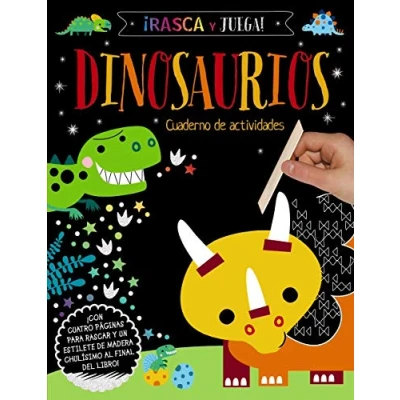 Imagen de Rasca Y Juega. Dinosaurios Cuaderno DE actividades (Castellano A PARTIR 6 AÑOS MANIPULATIVOS (LIBROS PARA TOCAR JUGAR), POP UPS Otros libros)