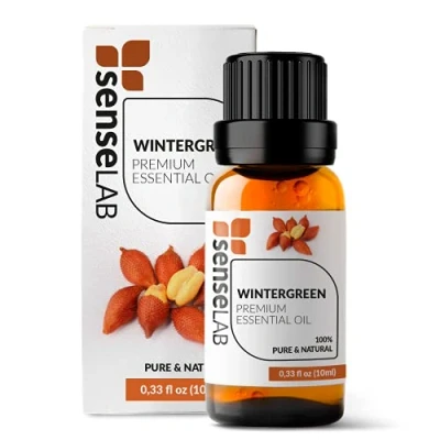 Imagen de SenseLAB Aceite Esencial de Gaulteria Natural 100% Puro Grado Terapéutico para Difusor Aromaterapia y Humidificador el Cuidado del Cabello la Piel (10 ml)