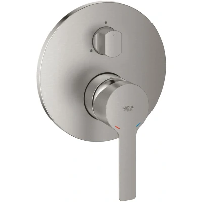 Imagen de Grohe 24095DC1 Lineare Mezclador con inversor de 3 vías, Supersteel