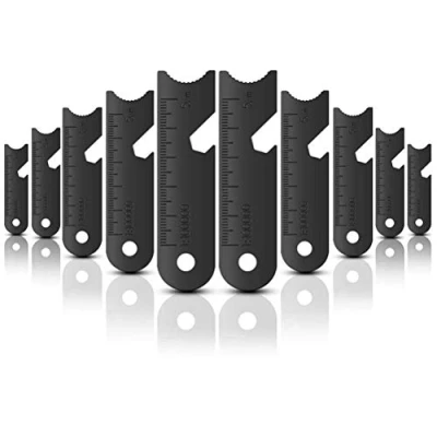 Imagen de Mify 10 piezas al aire libre Flint Scraper Striker Fire Starter para acampar Senderismo Caza Emergencia Supervivencia No Magnesio Rod
