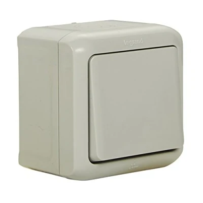 Imagen de Legrand 782385 forix 4000900290 Pulsador salpicaduras (IP44), para montaje en la pared, Estándar de Color Blanco