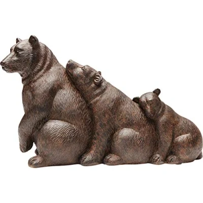 Imagen de Kare Design Figura deco Relaxed Bear Family, familia de osos, sala estar,poliresina, hecho a mano