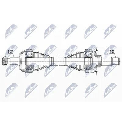 Imagen de Semi eje NTY NPW ME 148