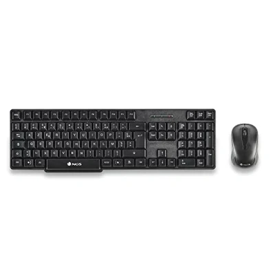 Imagen de Combo Ngs Euphoria Kit Ratón Y Teclado Azerty Fr Inalámbricos. Teclas Silenciosas. Usb 2.4ghz.