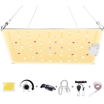 Imagen de 800W Luz de crecimiento plantas luces LED lampara Grow Light Lámpara Espectro Completo Ligero para Invernadero hidropónico Cultivo interior Consumo real energía 80W/Horas