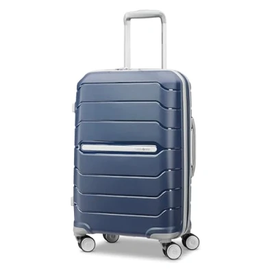 Imagen de Samsonite Freeform Maleta rígida expandible con Ruedas giratorias Dobles, Navy, Carry On 21 Inch, Hardside Dobles