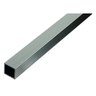 Imagen de GAH Alberts Tubo cuadrado 498450 474157, aluminio, natural, 1000 x 10 mm, 8 unidades